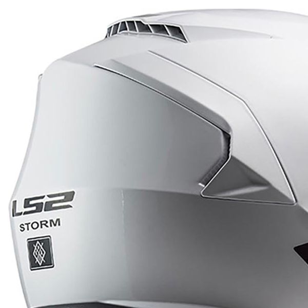 LS2 Storm III Solid White Gloss FF818
