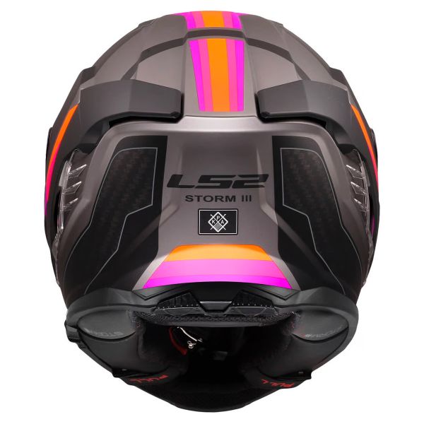 LS2 Storm III Sporty Grey Purple FF818