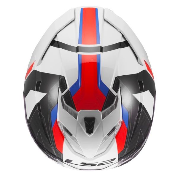 LS2 Storm III Sporty White Blue Red FF818