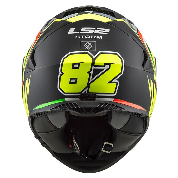 LS2 Storm Nepa Replica H-V Yellow Black FF800