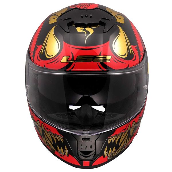LS2 Stream II Drako Nero Rosso FF808