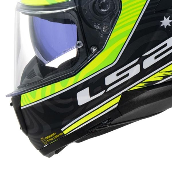 LS2 Stream II Galdam Nero H-Vis Giallo FF808