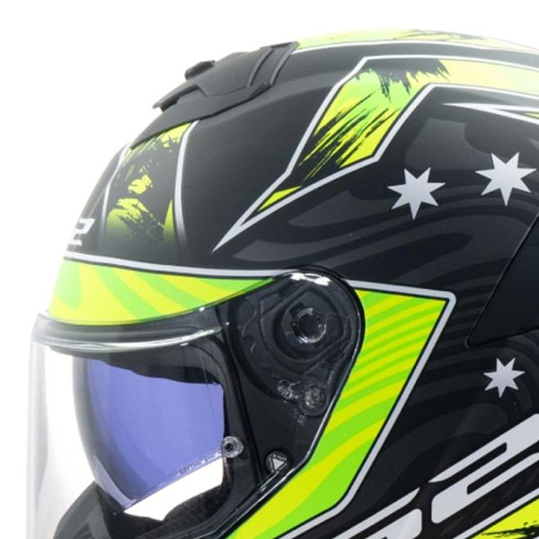 LS2 Stream II Galdam Nero H-Vis Giallo FF808