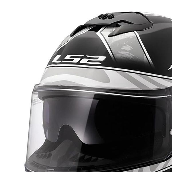 LS2 Flusso II Galdam Nero Bianco FF808
