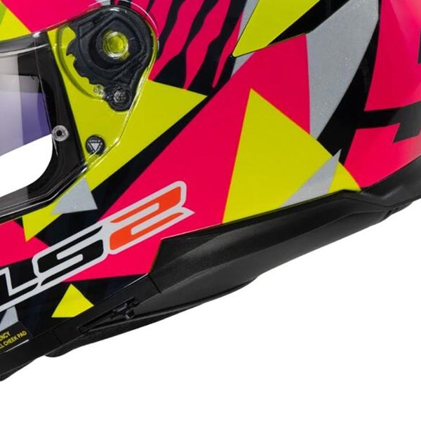 LS2 Stream II Tiger H-Vis Giallo Rosa FF808