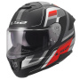 Casque Integrale LS2 Stream II Vintage Black Grey Red FF808