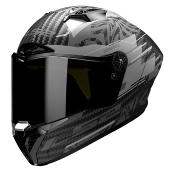 Casque Integrale LS2 Thunder C GP Polar Matt Black FF805 Casque Integrale LS2 Thunder C GP Polar Matt Black FF805