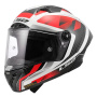 Casque Integrale LS2 Thunder GP Aero Raute Bianco Rosso FF805
