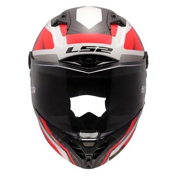 LS2 Thunder GP Aero Raute Bianco Rosso FF805