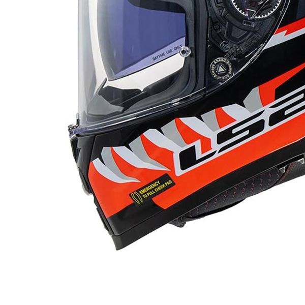 LS2 Vector II Buntri Nero Rosso FF811