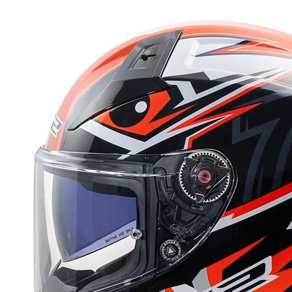 LS2 Vector II Buntri Nero Rosso FF811