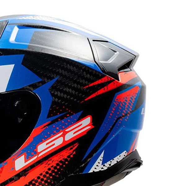 LS2 Vector II C Tantic Rosso Blu FF811