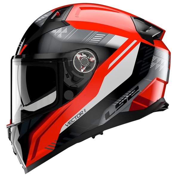 Casco Moto LS2 Vector II Stylus Fluo Orange Black FF811 in Stock |  iCasque.it