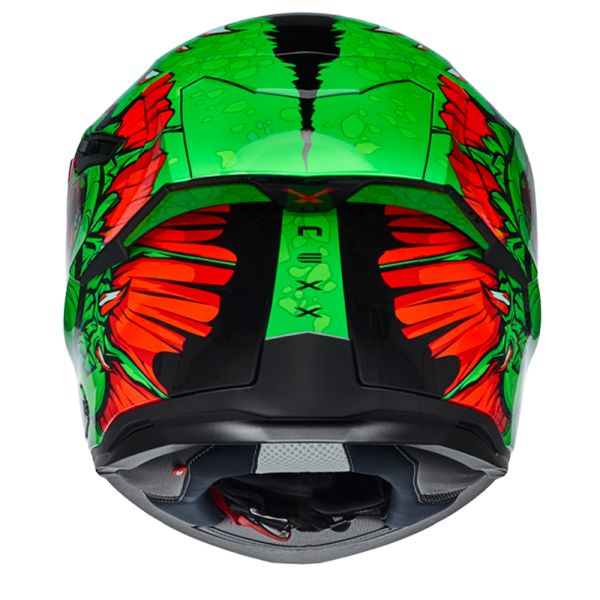 Casco Moto Nexx SX.100R Abisal Green Red pronto per l'invio | iCasque.it