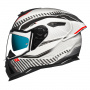 Casque Integrale Nexx SX.100R Skidder White Red Mat