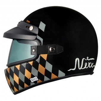 Casque Integrale Nexx X.G100 Checkmate Black Mat Casque Integrale Nexx X.G100 Checkmate Black Mat