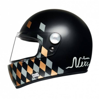 Casque Integrale Nexx X.G100 R Checkmate Black Mat Casque Integrale Nexx X.G100 R Checkmate Black Mat