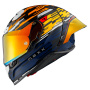 Casque Integrale Nexx X.R3R Glitch Racer Orange Blue