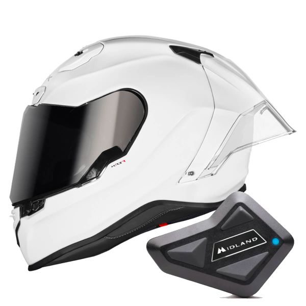 Integrale Nexx X.R3R White + Kit Bluetooth BT Mini