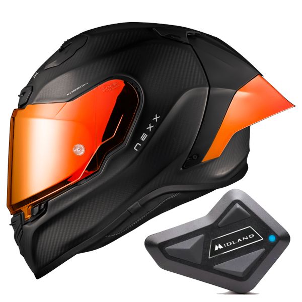 Integrale Nexx X.R3R Zero Pro 2 Carbon Red Matt + Kit Bluetooth BT Mini Integrale Nexx X.R3R Zero Pro 2 Carbon Red Matt + Kit Bluetooth BT Mini