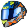 Casque Integrale Nexx X.R3R Ziger Orange Blue