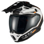 Casque Integrale Nexx X.Rally Raid White Orange