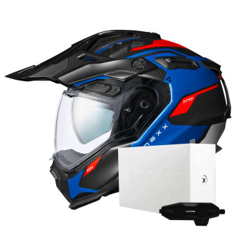 Casque Integrale Nexx X.WED3 Keyo Blue Red Matt + X.COM 3