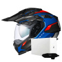 Casque Integrale Nexx X.WED3 Keyo Blue Red Matt + X.COM 3