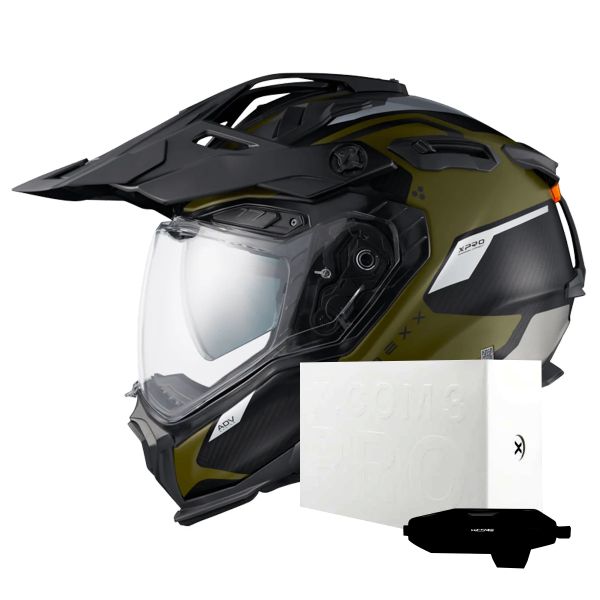 Integrale Nexx X.WED3 Keyo Green Silver Matt + X.COM 3 Pro