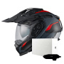 Casque Integrale Nexx X.WED3 Keyo Grey Red Matt + X.COM 3 Pro