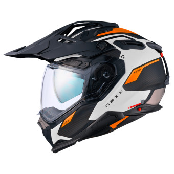 Casque Integrale Nexx X.WED3 Keyo White Orange Matt Casque Integrale Nexx X.WED3 Keyo White Orange Matt