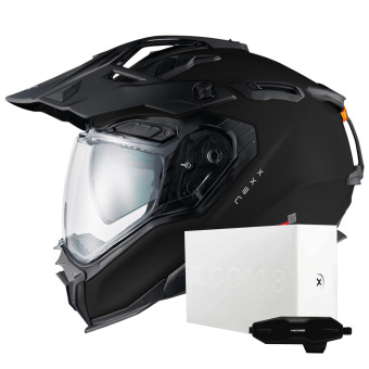 Casque Integrale Nexx X.WED3 Plain Black Matt + X.COM 3 Casque Integrale Nexx X.WED3 Plain Black Matt + X.COM 3