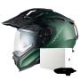 Casque Integrale Nexx X.WED3 Plain Forest Matt + X.COM 3 Pro