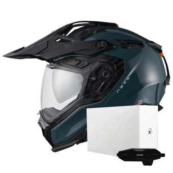 Casque Integrale Nexx X.WED3 Wild Pro Blue + X.COM 3 Casque Integrale Nexx X.WED3 Wild Pro Blue + X.COM 3