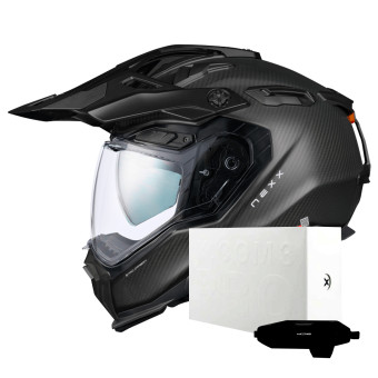 Casque Integrale Nexx X.WED3 Zero Pro Carbon Matt + X.COM 3 Pro