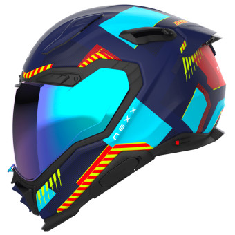 Casque Integrale Nexx X.WST3 Fluence Blue Red Casque Integrale Nexx X.WST3 Fluence Blue Red