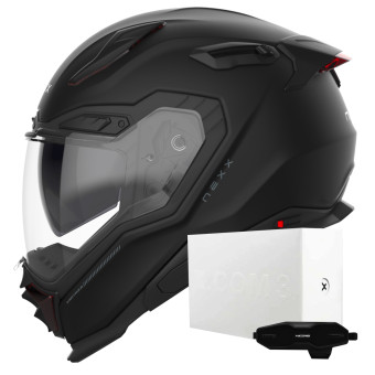 Casque Integrale Nexx X.WST3 Plain Black Matt + X.COM 3 Casque Integrale Nexx X.WST3 Plain Black Matt + X.COM 3