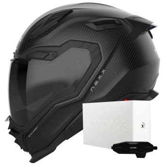 Casque Integrale Nexx X.WST3 Zero Pro Carbon Matt + X.COM 3 Casque Integrale Nexx X.WST3 Zero Pro Carbon Matt + X.COM 3