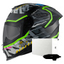 Casque Integrale Nexx Y.100R Urbangram Black Matt + X.COM 3 Pro