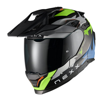 Casque Integrale Nexx Y.Travl Primal Neon Black Mat