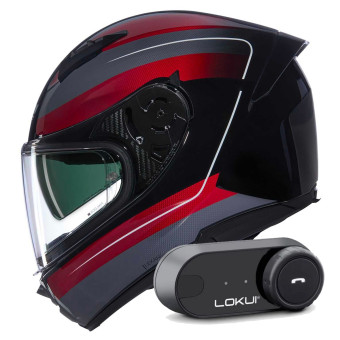 Integrale Nolan N60-6 Ermetico 345 + Kit Bluetooth Lokui K30