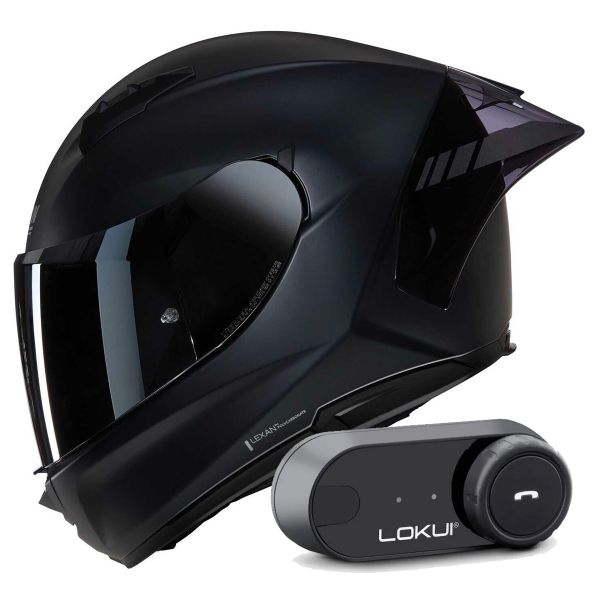 Integrale Nolan N60-6 Sport Argento 333 + Kit Bluetooth Lokui K30