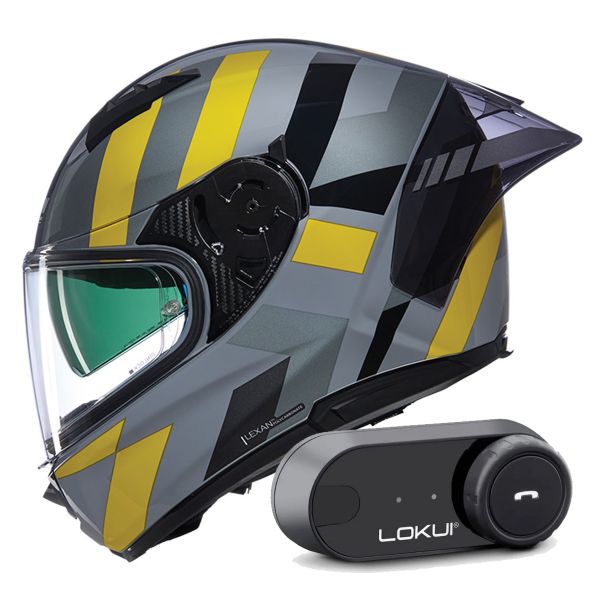 Integrale Nolan N60-6 Sport Dinamico 344 + Kit Bluetooth Lokui K30