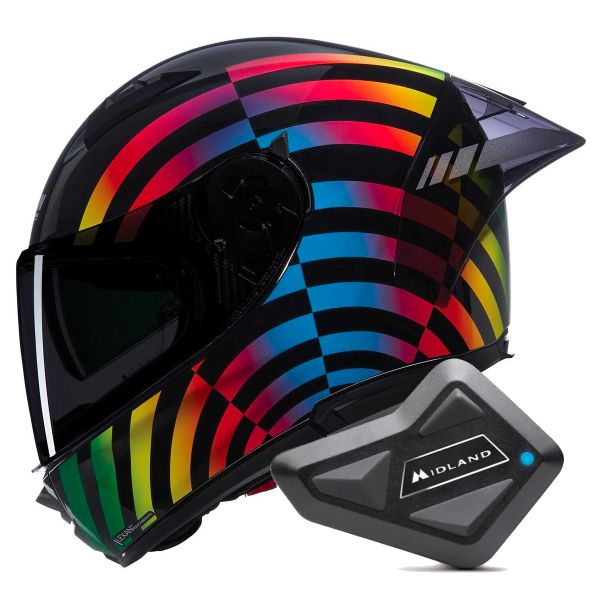 Integrale Nolan N60-6 Sport Policromo 343 + Kit Bluetooth BT Mini