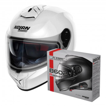 Integrale Nolan N80-8 Classic N-Com White 5 + Kit Bluetooth B602R