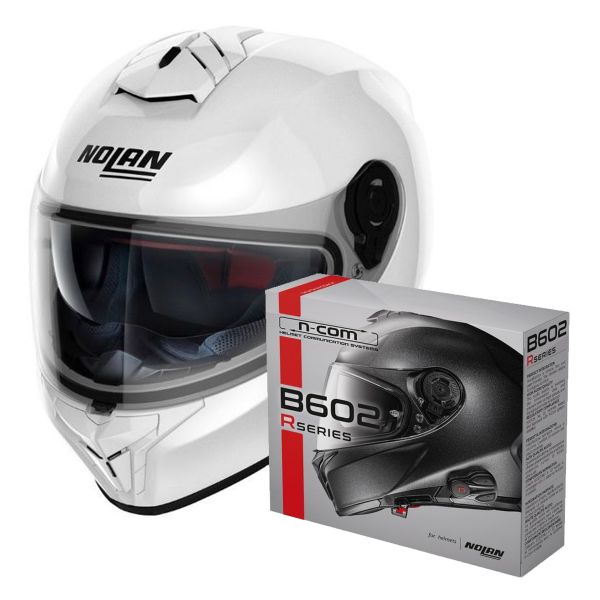 Integrale Nolan N80-8 Classic N-Com White 5 + Kit Bluetooth B602R