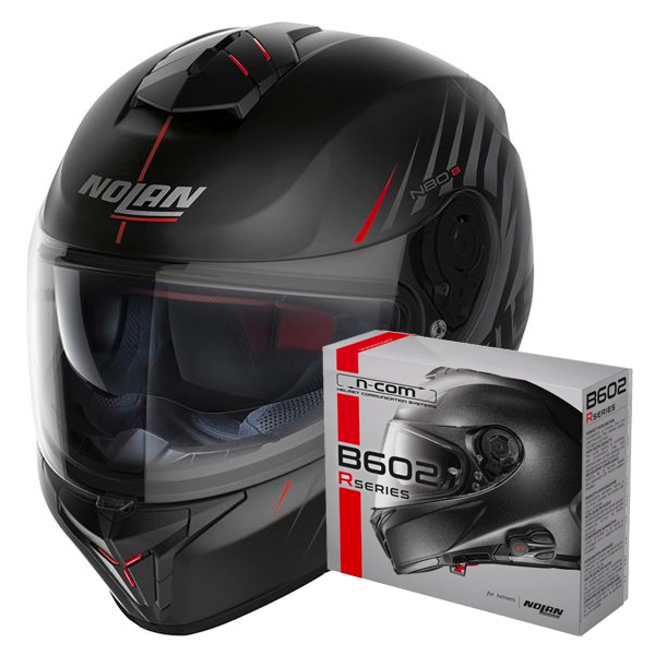 Integrale Nolan N80-8 Kosmos N-Com 63 + Kit Bluetooth B602R