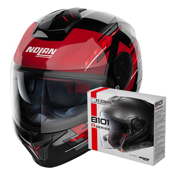 Integrale Nolan N80-8 Meteor N-Com 68 + Kit Bluetooth B101R