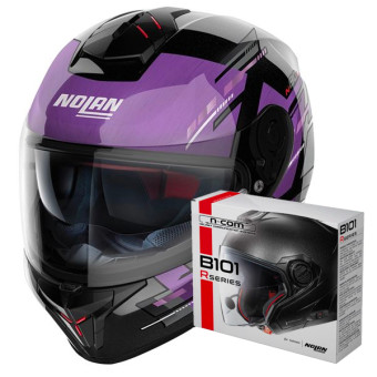 Integrale Nolan N80-8 Meteor N-Com 70 + Kit Bluetooth B101R