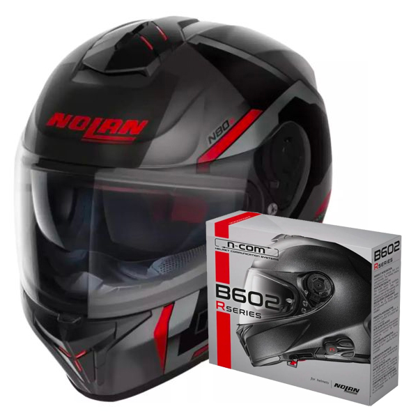 Integrale Nolan N80-8 Wanted N-Com 71 + Kit Bluetooth B602R